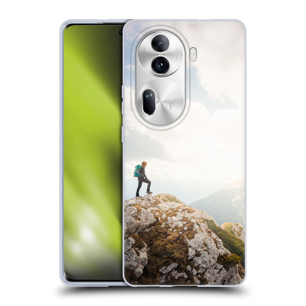 Patrik Lovrin Wanderlust Mountain Wanderer Soft Gel Case for OPPO Reno11 Pro