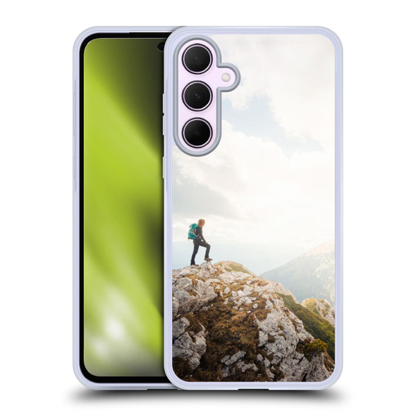 Patrik Lovrin Wanderlust Mountain Wanderer Soft Gel Case for Samsung Galaxy A35 5G