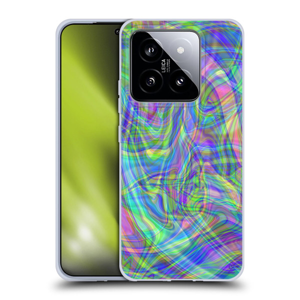 Suzan Lind Colours & Patterns Iridescent Abstract Soft Gel Case for Xiaomi 14