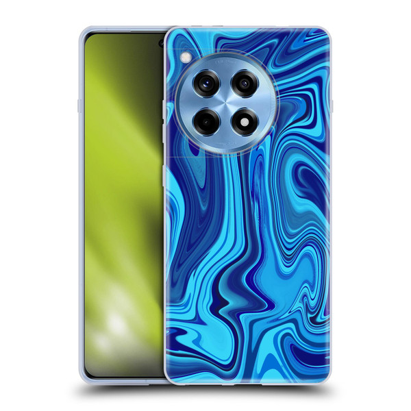Suzan Lind Marble Blue Soft Gel Case for OnePlus 12R