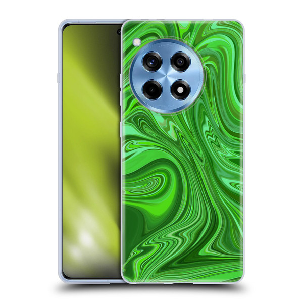 Suzan Lind Marble Emerald Green Soft Gel Case for OnePlus 12R