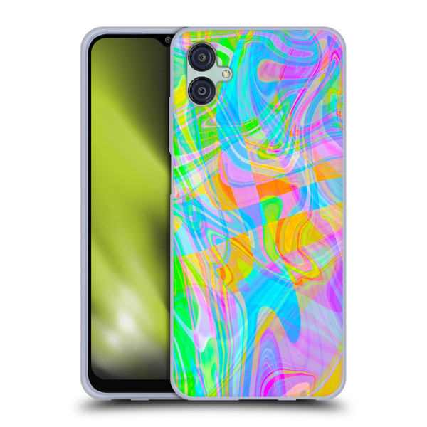 Suzan Lind Marble Abstract Rainbow Soft Gel Case for Samsung Galaxy M04 5G / A04e