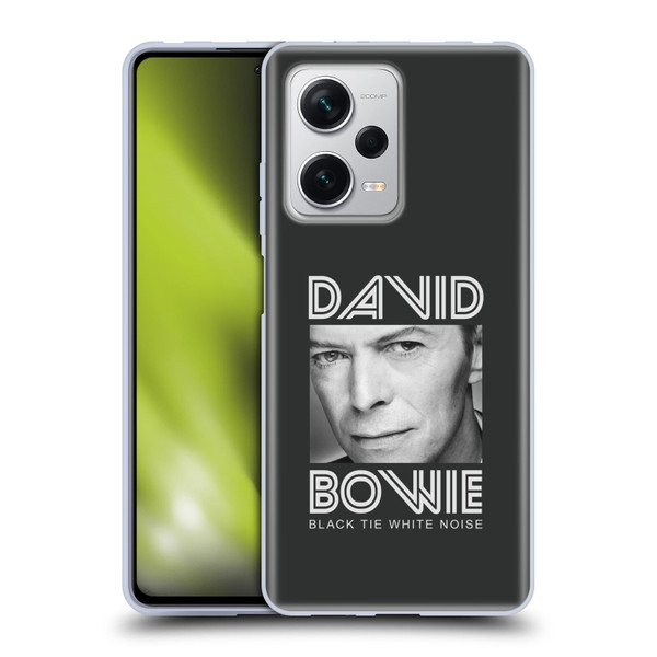 David Bowie Album Art Black Tie Soft Gel Case for Xiaomi Redmi Note 12 Pro+ 5G