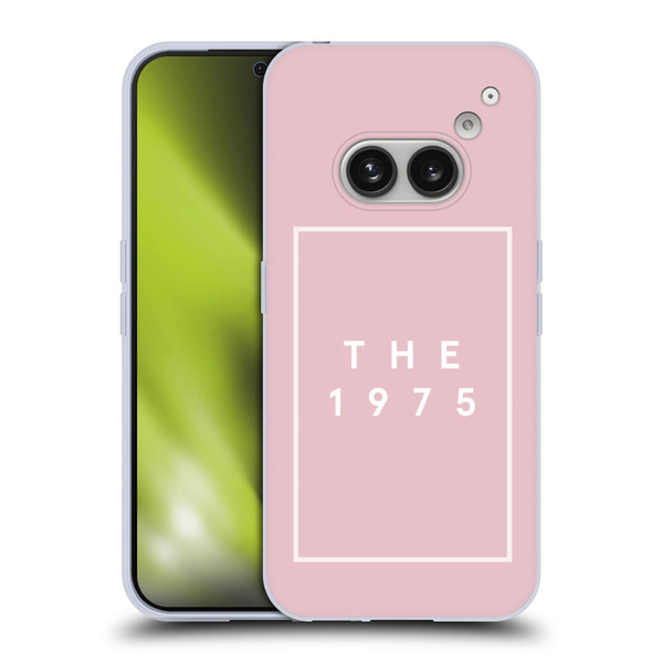 The 1975 Key Art Logo Pink Soft Gel Case for Nothing Phone (2a)