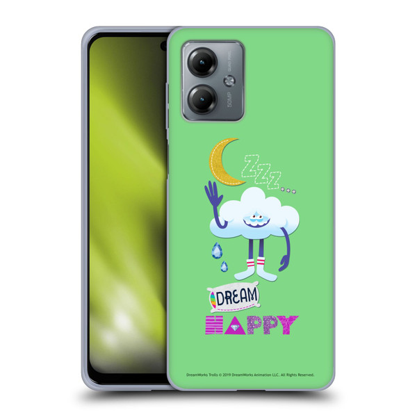 Trolls Graphics Dream Happy Cloud Soft Gel Case for Motorola Moto G14