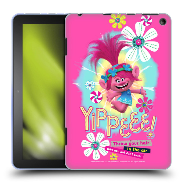 Trolls Graphics Princess Poppy Soft Gel Case for Amazon Fire HD 8/Fire HD 8 Plus 2020