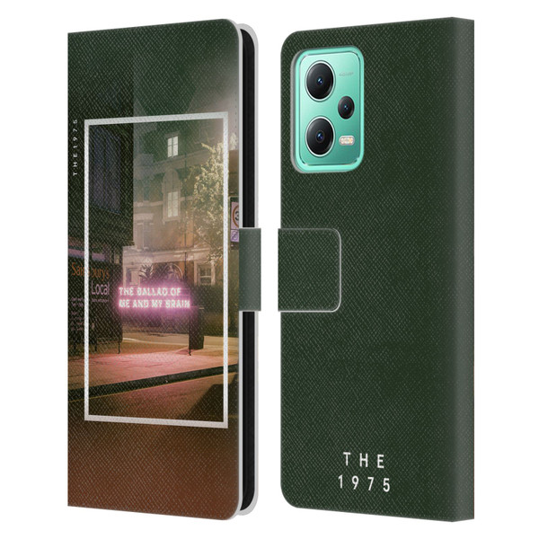 The 1975 Songs The Ballad Of Me And My Brain Leather Book Wallet Case Cover For Xiaomi Redmi Note 12 5G