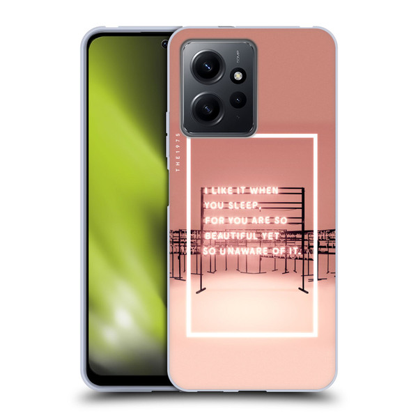 The 1975 Songs I Like It When You Sleep Soft Gel Case for Xiaomi Redmi Note 12 4G