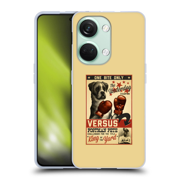 Lantern Press Dog Collection Versus Soft Gel Case for OnePlus Nord 3 5G