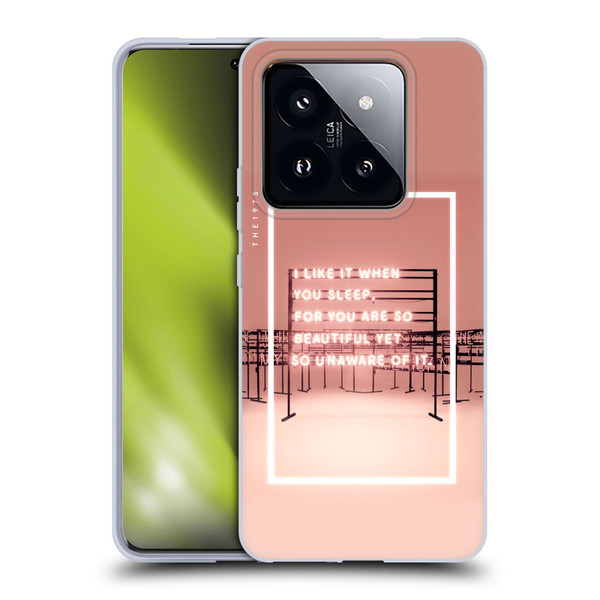 The 1975 Songs I Like It When You Sleep Soft Gel Case for Xiaomi 14 Pro