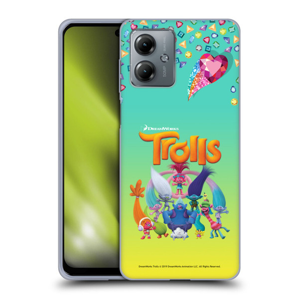 Trolls Snack Pack Group Soft Gel Case for Motorola Moto G14