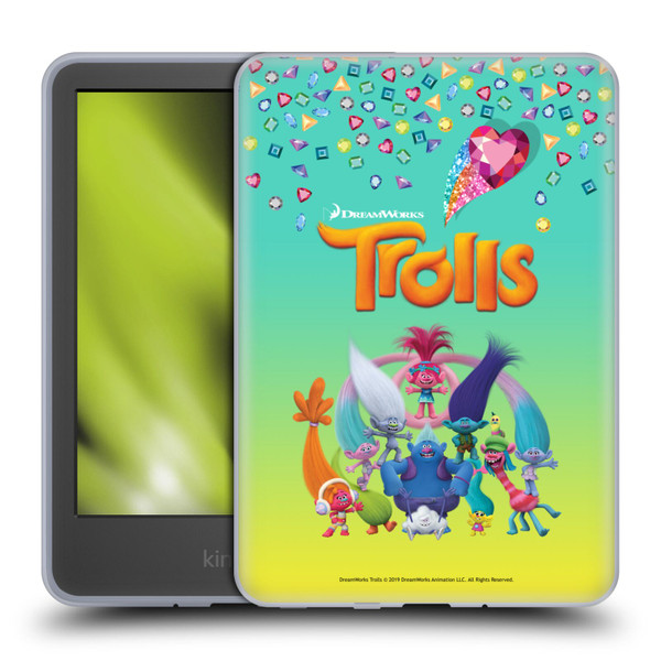 Trolls Snack Pack Group Soft Gel Case for Amazon Kindle 11th Gen 6in 2022