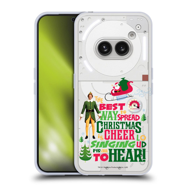 Elf Movie Graphics 1 Christmas Cheer Soft Gel Case for Nothing Phone (2a)