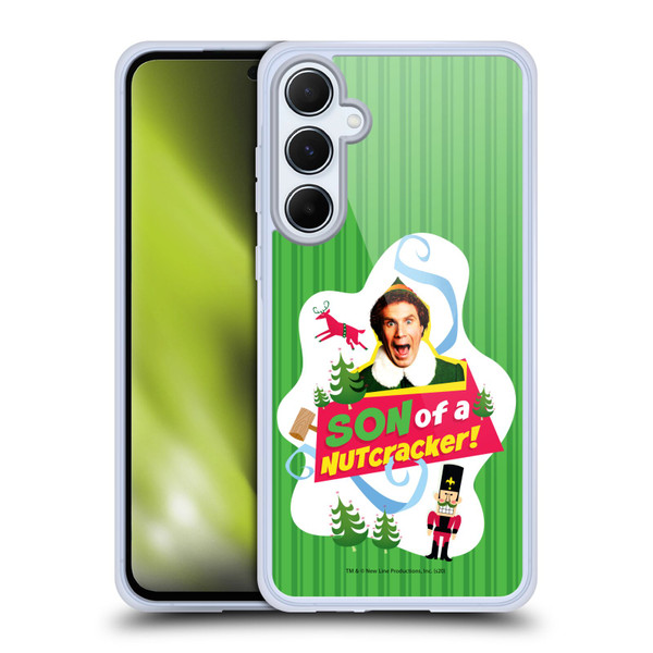 Elf Movie Graphics 1 Nutcracker Soft Gel Case for Samsung Galaxy A55 5G