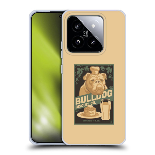 Lantern Press Dog Collection Bulldog Soft Gel Case for Xiaomi 14