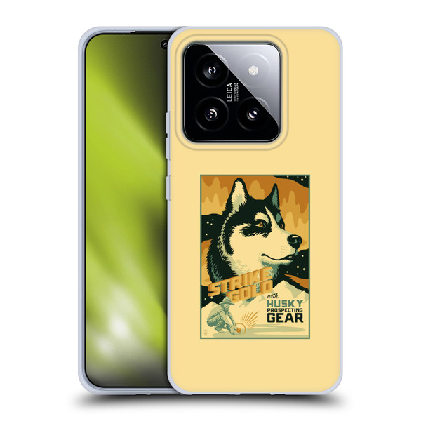 Lantern Press Dog Collection Husky Soft Gel Case for Xiaomi 14