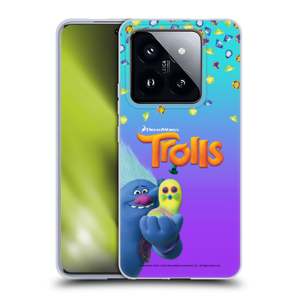 Trolls Snack Pack Biggie & Mr. Dinkles Soft Gel Case for Xiaomi 14 Pro