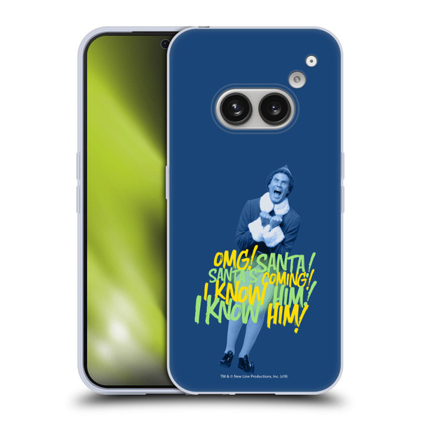 Elf Movie Graphics 2 Santa I Know Him Soft Gel Case for Nothing Phone (2a)