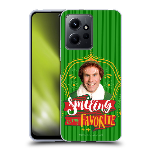 Elf Movie Graphics 2 Smiling Is My favorite Soft Gel Case for Xiaomi Redmi Note 12 4G