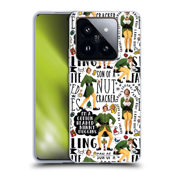 Elf Movie Graphics 2 Buddy Pattern Soft Gel Case for Xiaomi 14 Pro