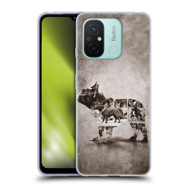 Klaudia Senator French Bulldog Vintage Soft Gel Case for Xiaomi Redmi 12C