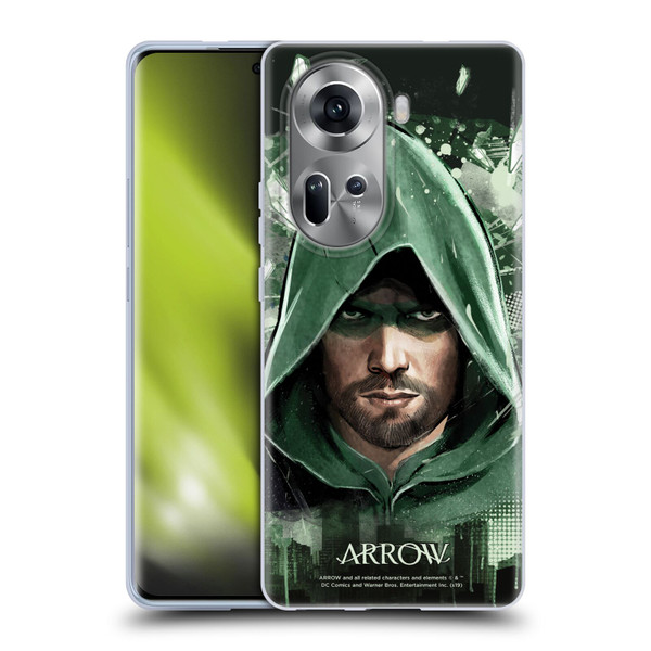 Arrow TV Series Graphics Oversized Soft Gel Case for OPPO Reno11
