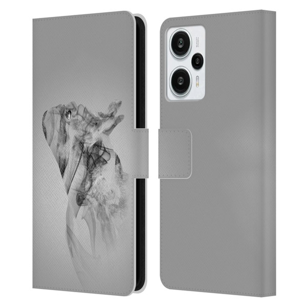 Klaudia Senator French Bulldog 2 Emotions Leather Book Wallet Case Cover For Xiaomi Redmi Note 12T