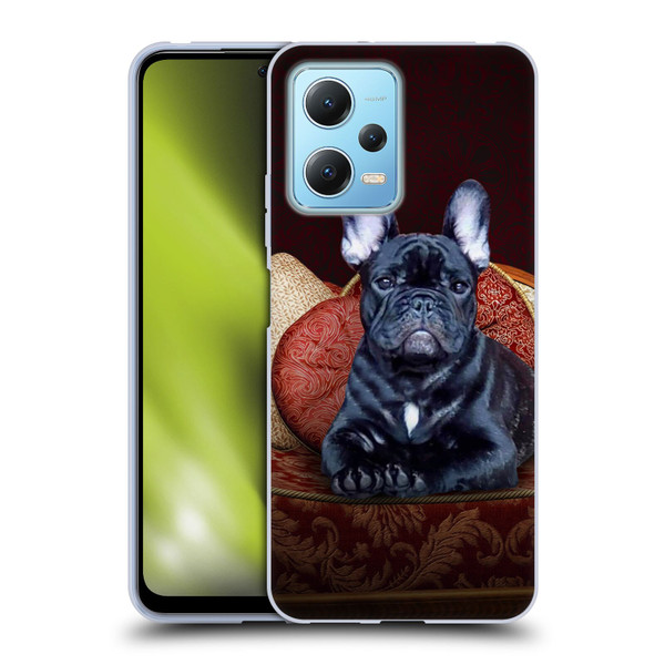 Klaudia Senator French Bulldog 2 Classic Couch Soft Gel Case for Xiaomi Redmi Note 12 5G