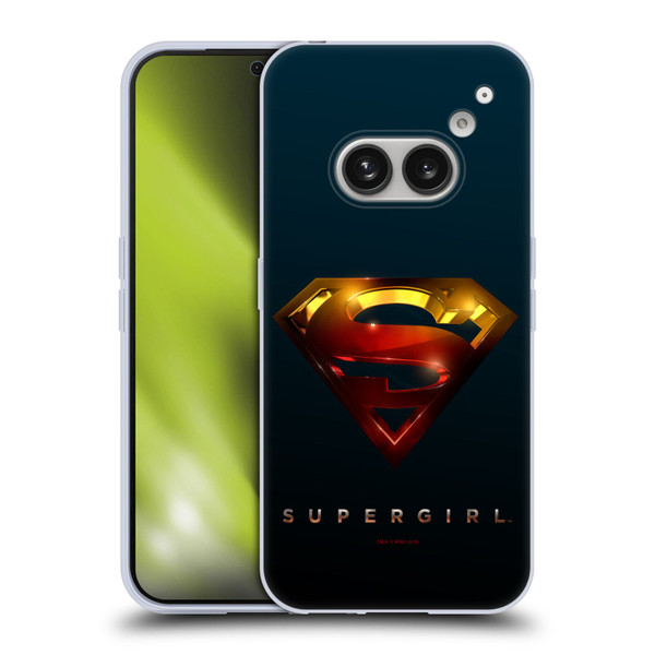 Supergirl TV Series Graphics Crest Soft Gel Case for Nothing Phone (2a)