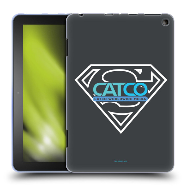 Supergirl TV Series Graphics Catco Soft Gel Case for Amazon Fire HD 8/Fire HD 8 Plus 2020