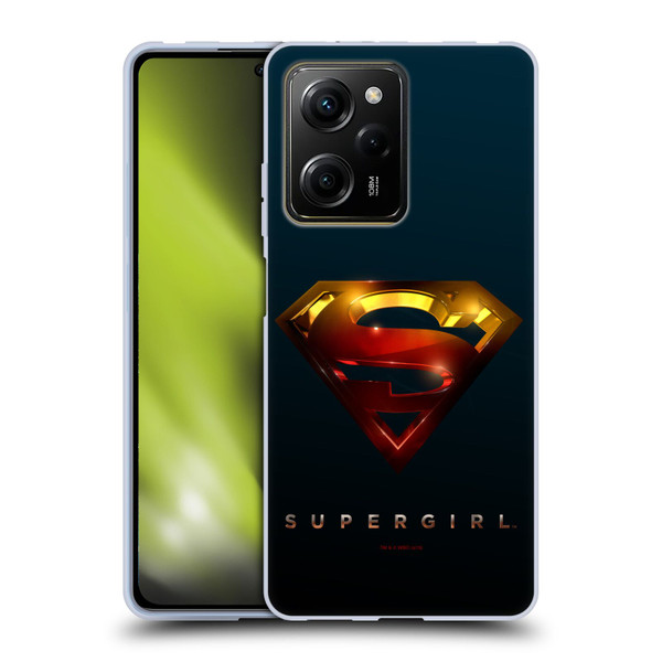 Supergirl TV Series Graphics Crest Soft Gel Case for Xiaomi Redmi Note 12 Pro 5G