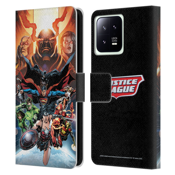 Justice League DC Comics Comic Book Covers #10 Darkseid War Leather Book Wallet Case Cover For Xiaomi 13 5G