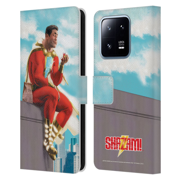 Justice League DC Comics Shazam Comic Book Art Issue #9 Variant 2019 Leather Book Wallet Case Cover For Xiaomi 13 Pro 5G