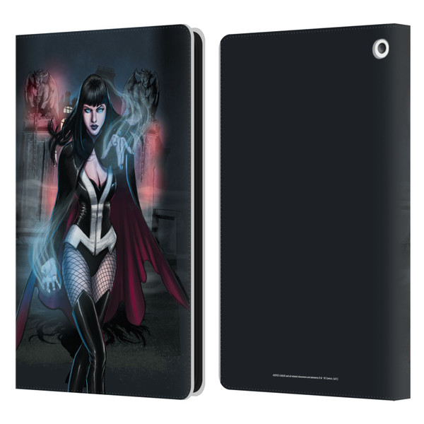 Justice League DC Comics Dark Comic Art Zatanna Futures End #1 Leather Book Wallet Case Cover For Amazon Fire HD 8/Fire HD 8 Plus 2020