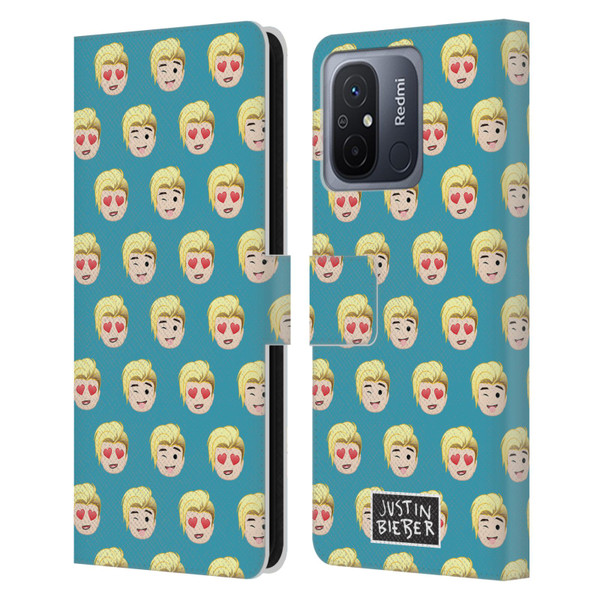 Justin Bieber Justmojis Patterns Leather Book Wallet Case Cover For Xiaomi Redmi 12C
