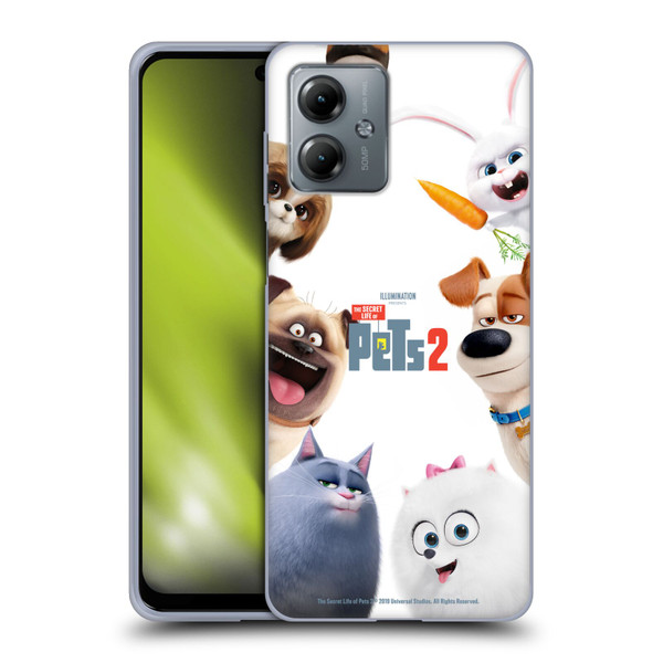 The Secret Life of Pets 2 Character Posters Group Soft Gel Case for Motorola Moto G14