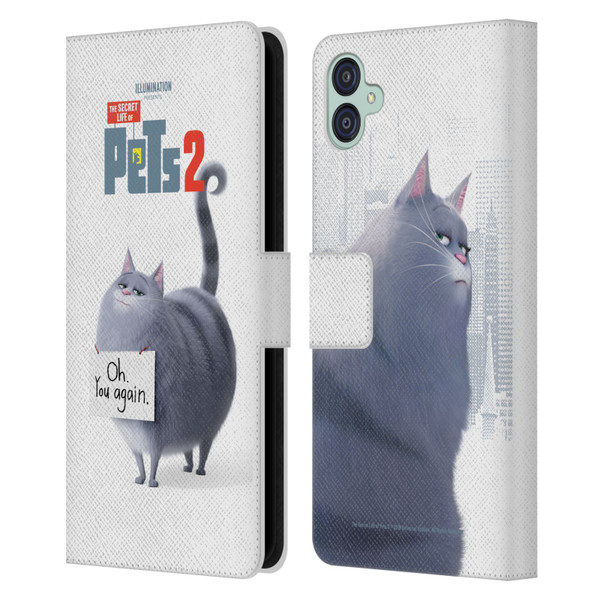 The Secret Life of Pets 2 Character Posters Chloe Cat Leather Book Wallet Case Cover For Samsung Galaxy M04 5G / A04e