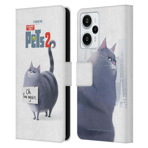 The Secret Life of Pets 2 Character Posters Chloe Cat Leather Book Wallet Case Cover For Xiaomi Redmi Note 12T