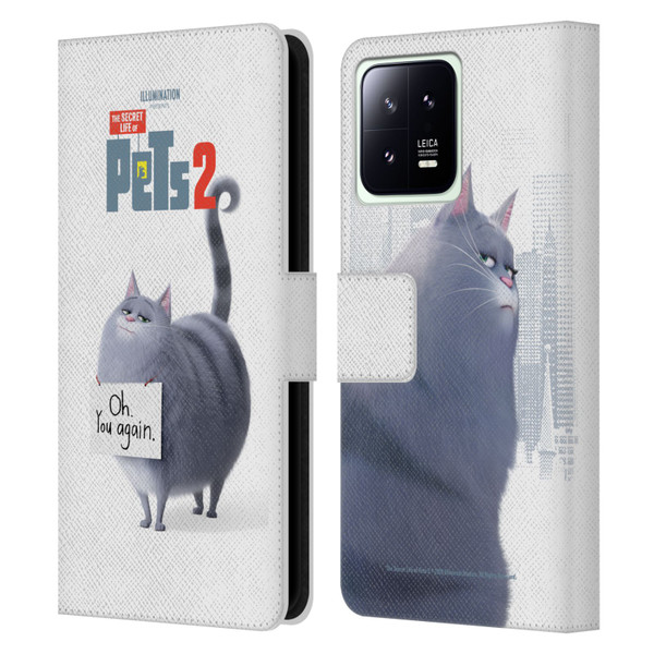 The Secret Life of Pets 2 Character Posters Chloe Cat Leather Book Wallet Case Cover For Xiaomi 13 5G