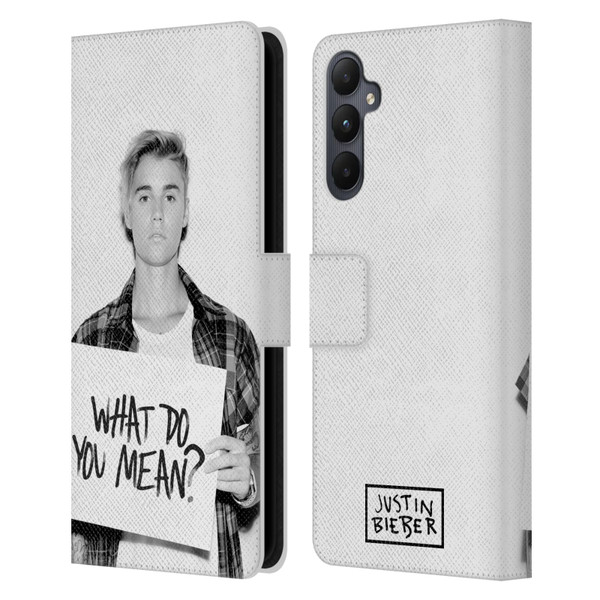 Justin Bieber Purpose What Do You Mean Photo Leather Book Wallet Case Cover For Samsung Galaxy A05s