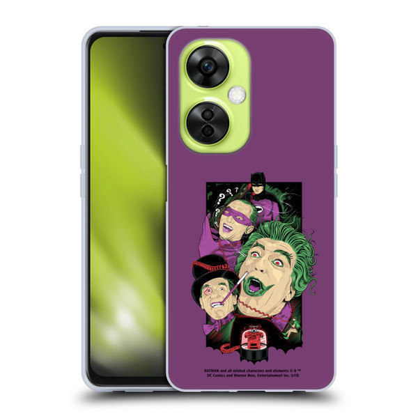 Batman TV Series Graphics Villains Soft Gel Case for OnePlus Nord CE 3 Lite 5G