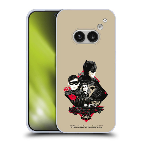 Batman TV Series Graphics Trio Soft Gel Case for Nothing Phone (2a)