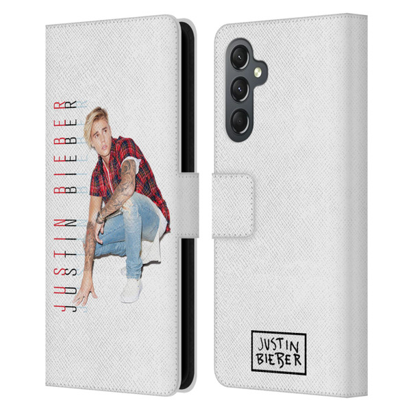 Justin Bieber Purpose Calendar Photo And Text Leather Book Wallet Case Cover For Samsung Galaxy A25 5G