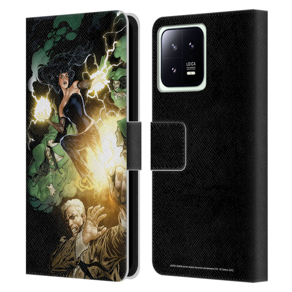 Justice League DC Comics Dark Comic Art Constantine and Zatanna Leather Book Wallet Case Cover For Xiaomi 13 5G