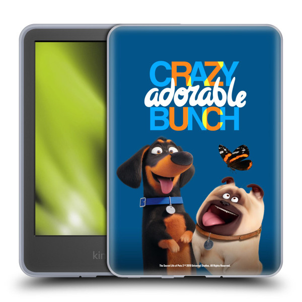 The Secret Life of Pets 2 II For Pet's Sake Group Soft Gel Case for Amazon Kindle 11th Gen 6in 2022