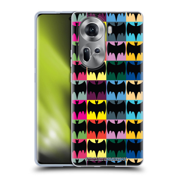 Batman TV Series Logos Patterns Soft Gel Case for OPPO Reno11