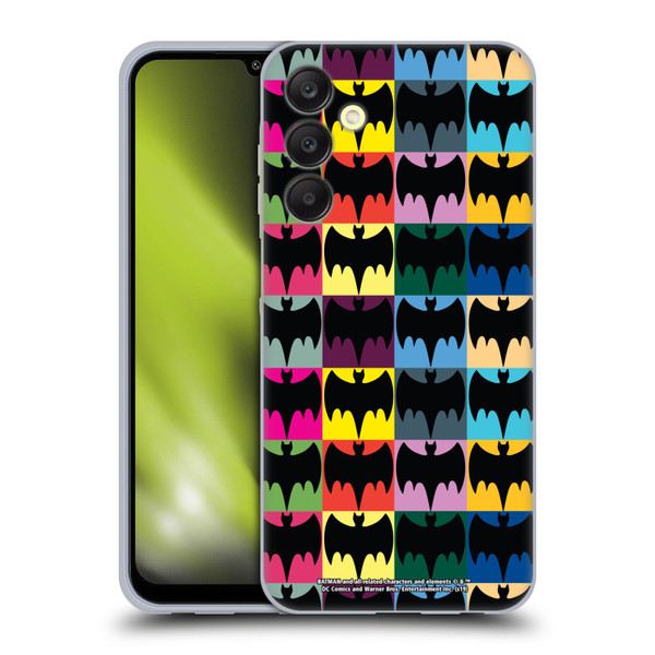 Batman TV Series Logos Patterns Soft Gel Case for Samsung Galaxy A25 5G