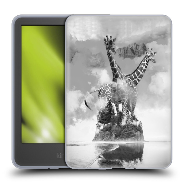 Dave Loblaw Animals Giraffe In The Mist Soft Gel Case for Amazon Kindle 11th Gen 6in 2022