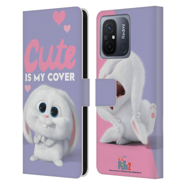 The Secret Life of Pets 2 II For Pet's Sake Snowball Rabbit Bunny Cute Leather Book Wallet Case Cover For Xiaomi Redmi 12C