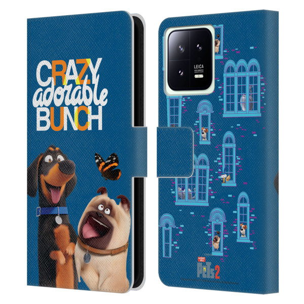 The Secret Life of Pets 2 II For Pet's Sake Group Leather Book Wallet Case Cover For Xiaomi 13 5G
